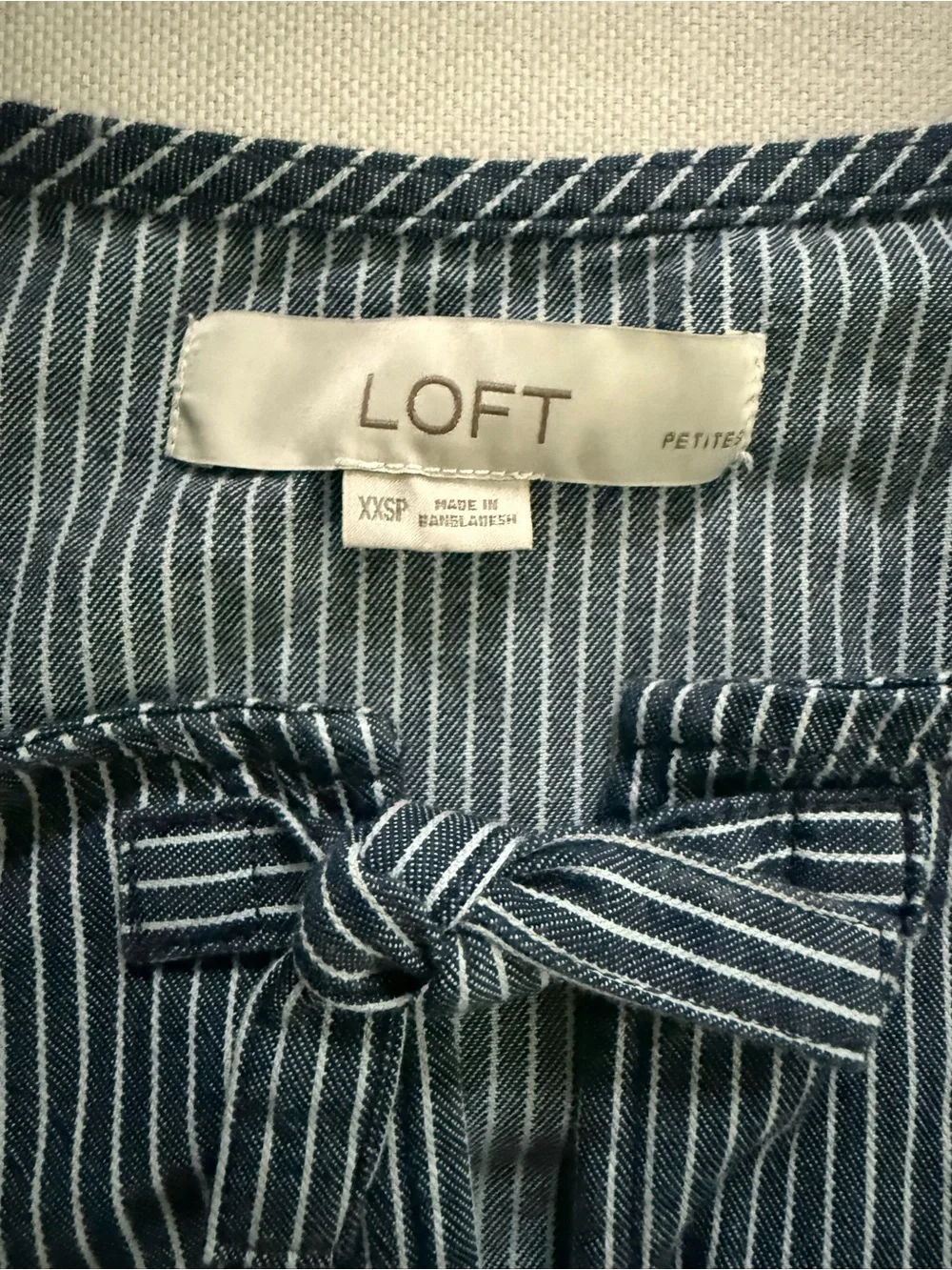 LOFT striped blouse